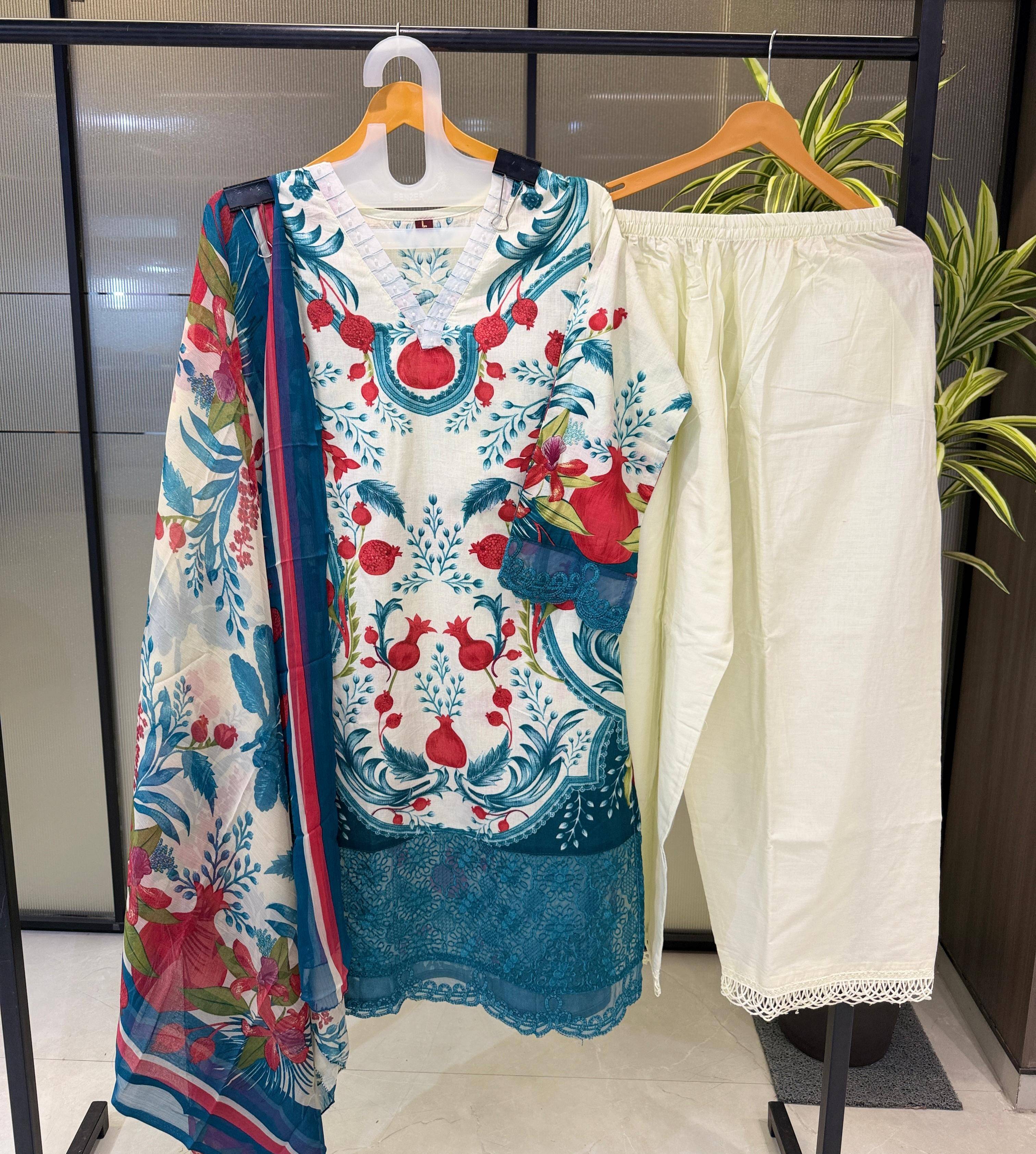 MARIAB MPRINT -6 By DEEPSY SUITS Beautiful Pakistani Suits Wear Pure Cotton Dresses At Wholesale Price